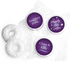 Wedding Favor Personalized Life Savers Mints "Happily Ever After"