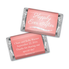 Wedding Favor Personalized Hershey's Miniatures Wrappers "Happily Ever After"