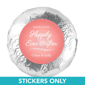 Personalized Wedding Reception Favors 1.25" Stickers (48 Stickers)