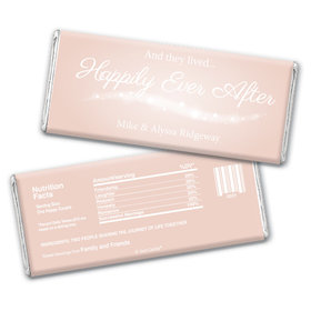 Wedding Favor Personalized Chocolate Bar "Happily Ever After"