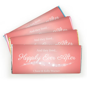 Wedding Favor Personalized Chocolate Bar "Happily Ever After"