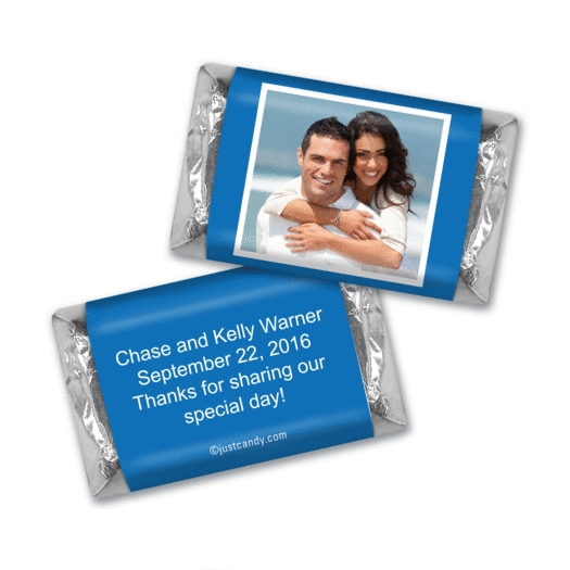 Wedding Reception Favors Personalized Hershey's Miniatures Wrappers Photo