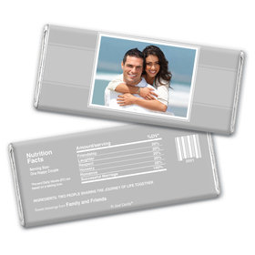 Wedding Reception Favors Personalized Chocolate Bar Photo