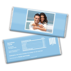 Wedding Reception Favors Personalized Chocolate Bar Wrappers Photo