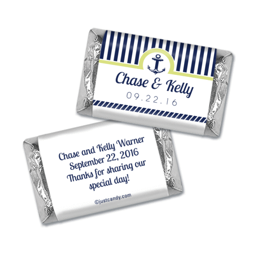 Personalized Wedding Reception Favors Mini Wrappers