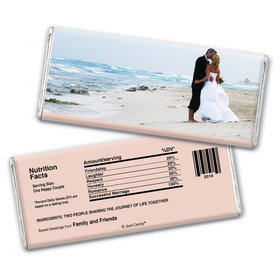 Wedding Favor Personalized Chocolate Bar Wrappers Full Photo