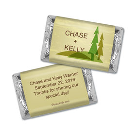 Wedding Favor Personalized Hershey's Miniatures Wrappers Forest
