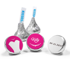 Personalized Hershey's Kisses Bride's Dress Wedding Favors - pack of 50