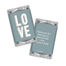 Personalized Hershey's Miniatures Bold Love Wedding Favors