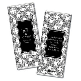 Personalized Chocolate Bar Wrappers Love Knots Wedding Favors