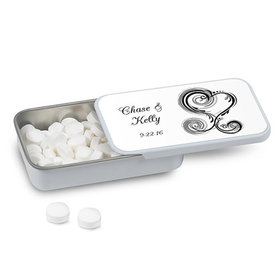 Wedding Favor Personalized Mint Tin Formal Heart