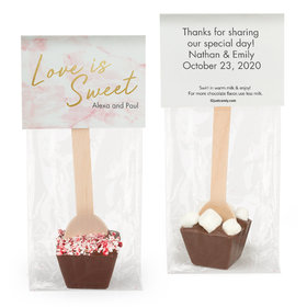 Personalized Wedding Love is Sweet Hot Chocolate Spoon
