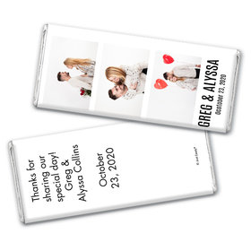 Personalized Wedding Sweet Photobooth Chocolate Bar Wrappers