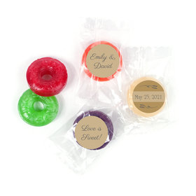 Personalized Wedding Wishes LifeSavers 5 Flavor Hard Candy