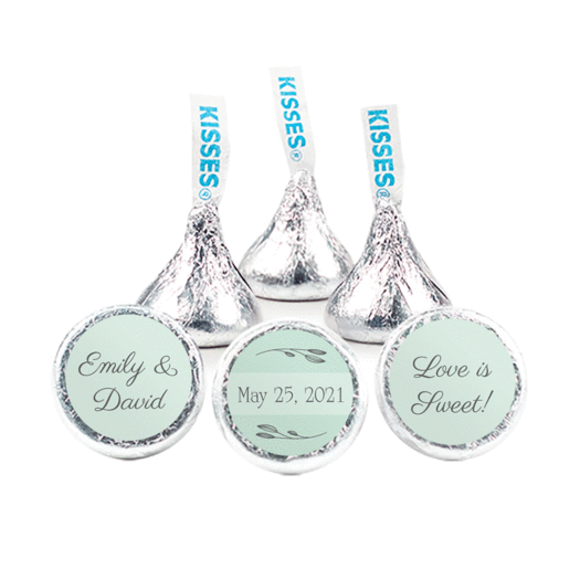 Personalized Wedding Wishes Hershey's Kisses - pack of 50