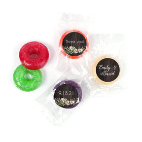 Personalized Wedding Rustic Romance LifeSavers 5 Flavor Hard Candy