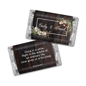 Personalized Wedding Rustic Romance Hershey's Miniatures