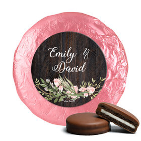 Personalized Wedding Rustic Romance Chocolate Covered Oreos