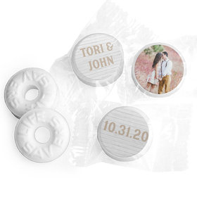 Personalized Wedding Farmhouse Framed LifeSavers Mints