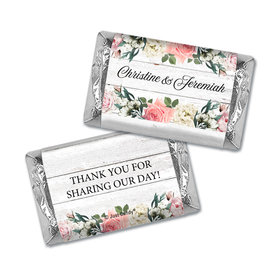 Personalized Wedding Elegant Arrangement Hershey's Miniatures Wrappers Only