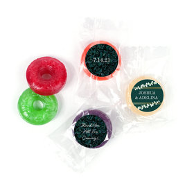Personalized Wedding Enchanting Bloom LifeSavers 5 Flavor Hard Candy
