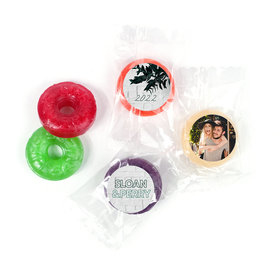 Personalized Wedding Contemporary Foliage LifeSavers 5 Flavor Hard Candy