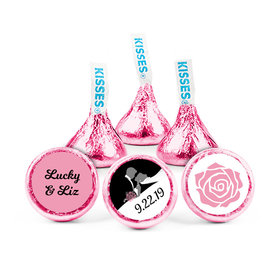 Personalized Wedding One Heart Hershey's Kisses - pack of 50