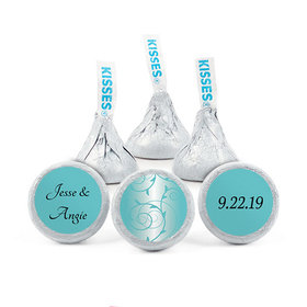 Personalized Wedding Satin Gown Hershey's Kisses - pack of 50