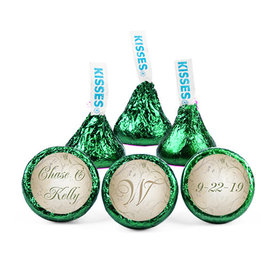 Personalized Wedding Leave Swirls Hershey's Kisses - pack of 50