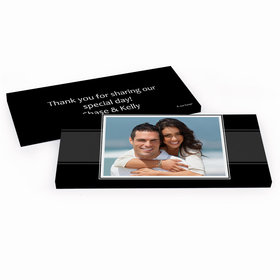 Deluxe Personalized Wedding Photo Hershey's Chocolate Bar in Gift Box