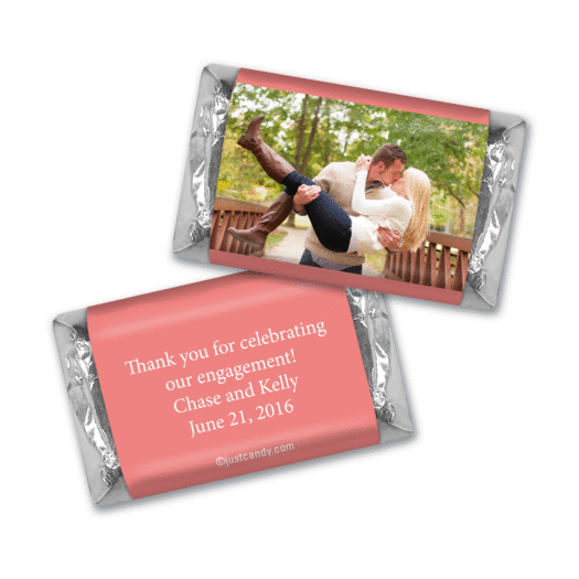 Engagement Party Favor Personalized Hershey's Miniatures Wrappers Full Photo