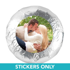 Engagement Party Favor 1.25" Sticker Full Photo (48 Stickers)
