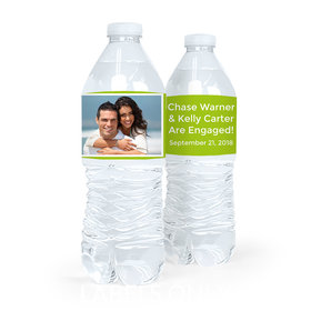 Personalized Engagement Snapshot Water Bottle Sticker Labels (5 Labels)