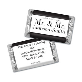 Personalized Gay Wedding To Have & to Hold Mini Wrappers Only