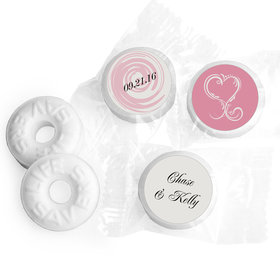 Rehearsal Dinner Personalized Life Savers Mints Swirled Hearts