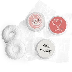 Rehearsal Dinner Personalized Life Savers Mints Swirled Hearts