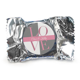 Rehearsal Dinner Personalized York Peppermint Patties Pop Art Love Square