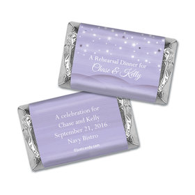 Rehearsal Dinner Personalized Hershey's Miniatures Wrappers Starry Sky
