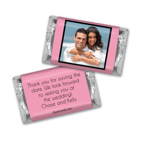Wedding Save the Date Personalized Hershey's Miniatures Wrappers