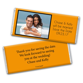 Wedding Save the Date Personalized Chocolate Bar