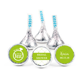 Bridal Shower Favor 3/4" Sticker She Said Yes! Ring (108 Stickers)