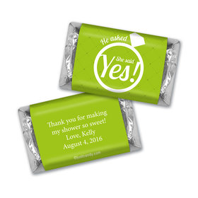 Bridal Shower Favor Personalized Hershey's Miniatures She Said Yes! Ring