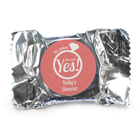 Bridal Shower Favor Personalized York Peppermint Patties She Said Yes! Ring