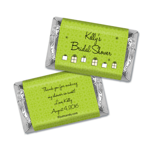 Bridal Shower Favor Personalized Hershey's Miniatures Wrappers Many Gifts