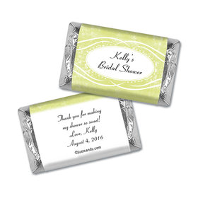 Bridal Shower Favor Personalized Hershey's Miniatures Wrappers Winter Snow Squiggle