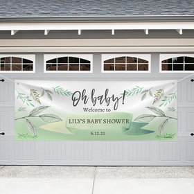 Personalized Baby Shower Giant Banner - Oh Baby