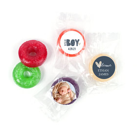 Baby Shower Personalized LifeSavers 5 Flavor Hard Candy It's a Boy!