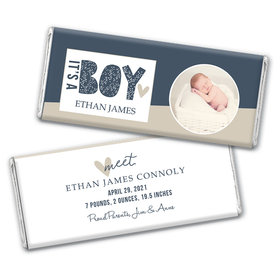 Baby Shower Personalized Chocolate Bar Welcome It's A Boy!