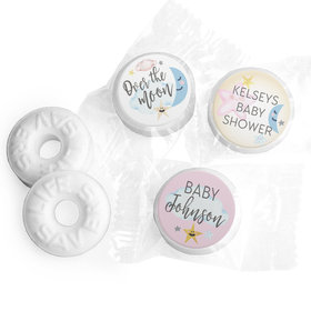 Baby Shower Personalized Life Savers Mints Over the Moon