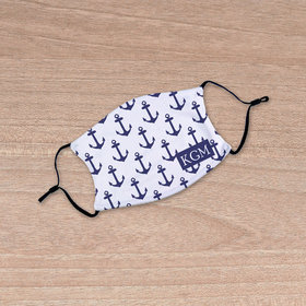 Personalized Face Mask - Nautical Anchors